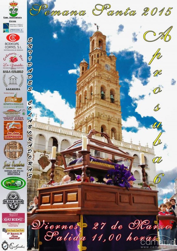 Procesión de Semana Santa del Centro APROSUBA-6 de Llerena