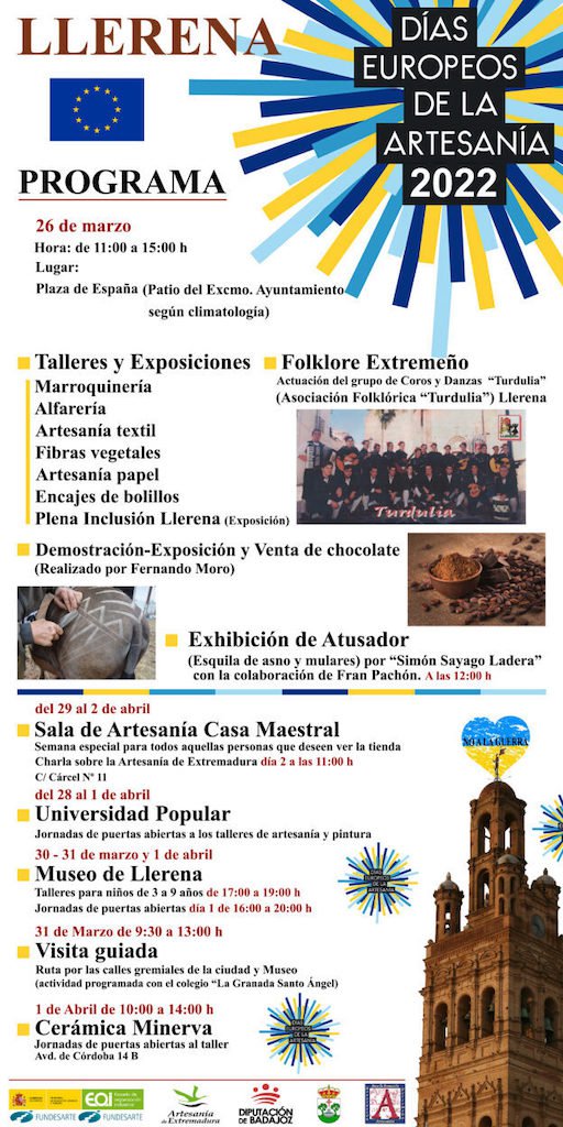 Llerena celebra los Días Europeos de la Artesanía 2022