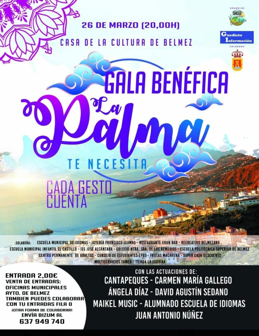 Gala Bénefica “La Palma te necesita” en Belmez 