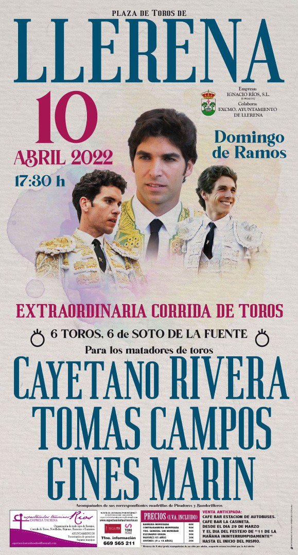 Extraordinaria Corrida de Toros en Llerena 