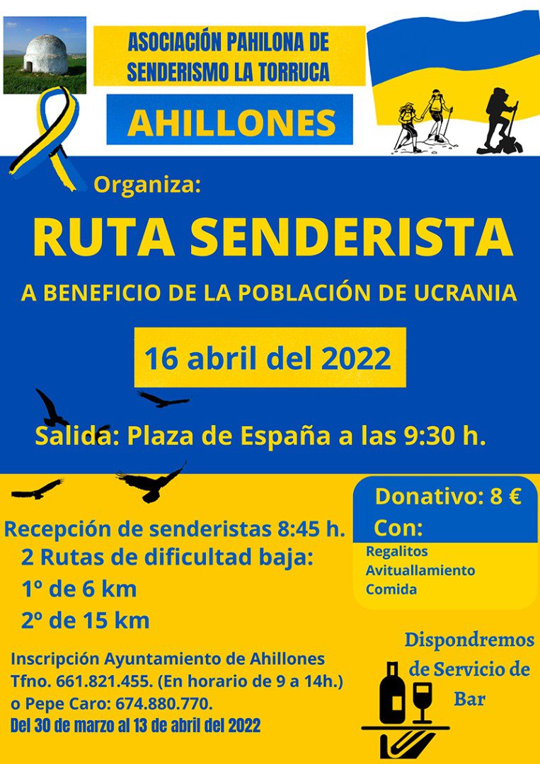 Ruta senderista en Ahillones 