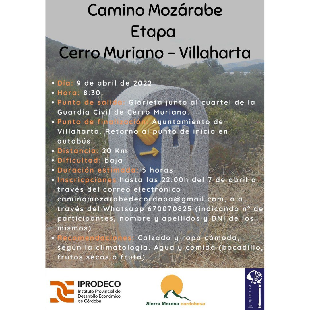Camino Mozárabe Etapa Cerro Muriano – Villaharta 