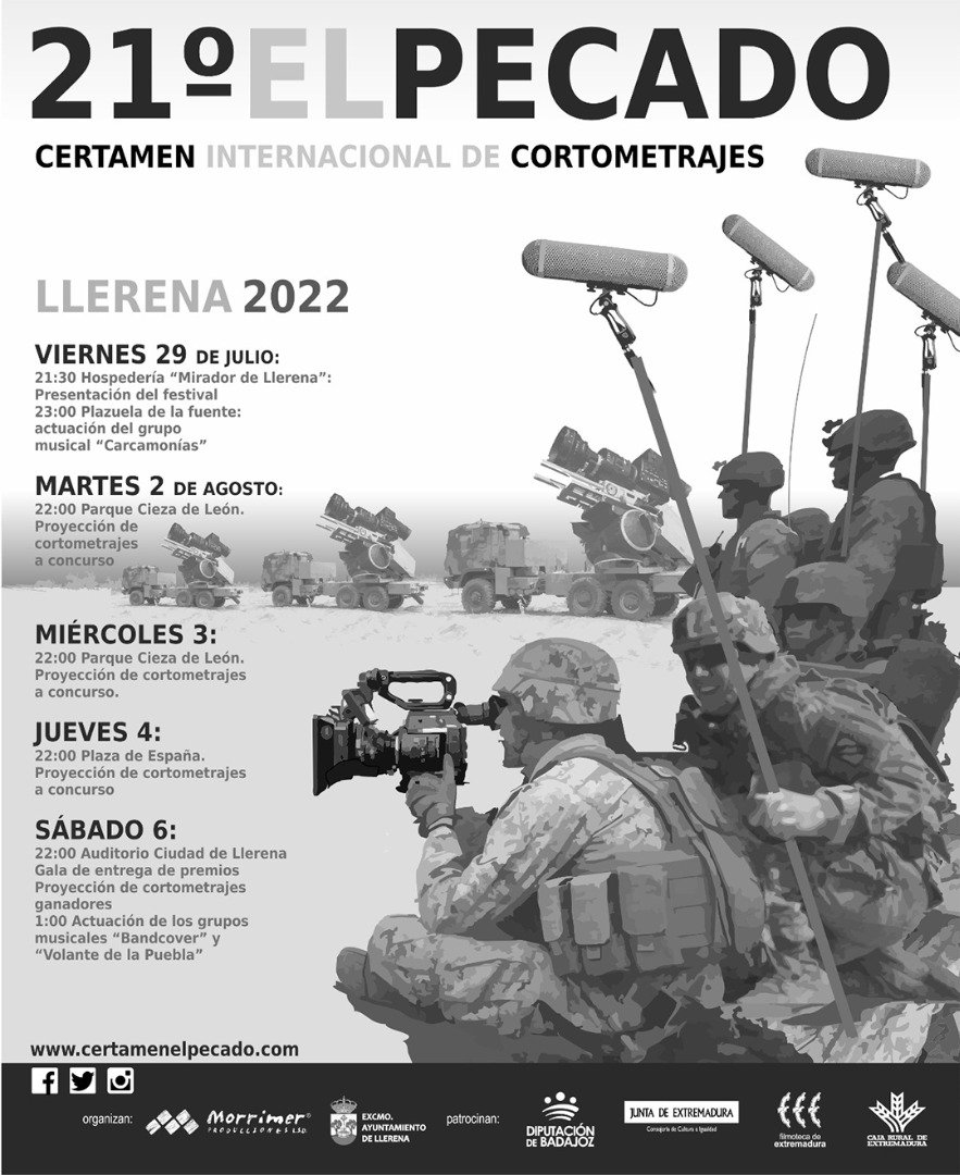 Abierto el plazo para la presentación de cortometrajes “El Pecado”