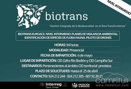 Acción formativa en ‘’Planes de Vigilancia ambiental: Identificación de especies de flora-fauna. Piloto de drones’’