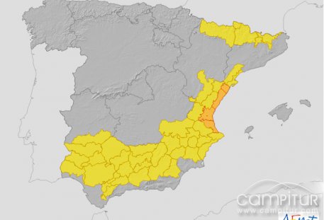 Aviso amarillo hoy martes por tormentas con probabilidad de granizos 