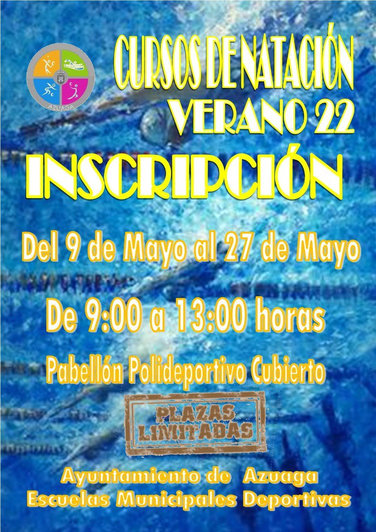 Curso de Natación Verano 22 en Azuaga 