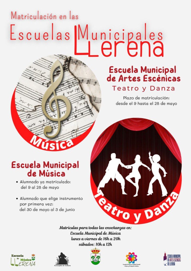 Matriculación en las Escuelas Municipales de Llerena 