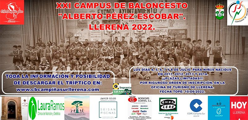 Abierto el plazo de inscripción del XXI Campus de Baloncesto “Alberto Pérez Escobar” 