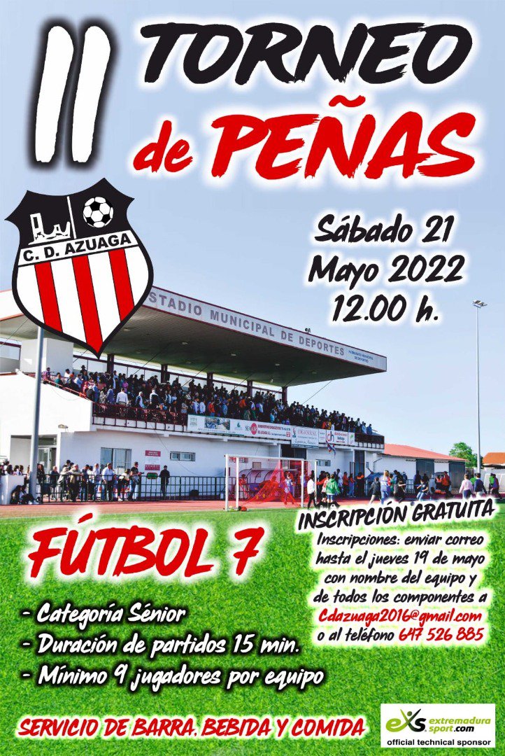 II Torneo de Peñas Fútbol 7 en Azuaga 