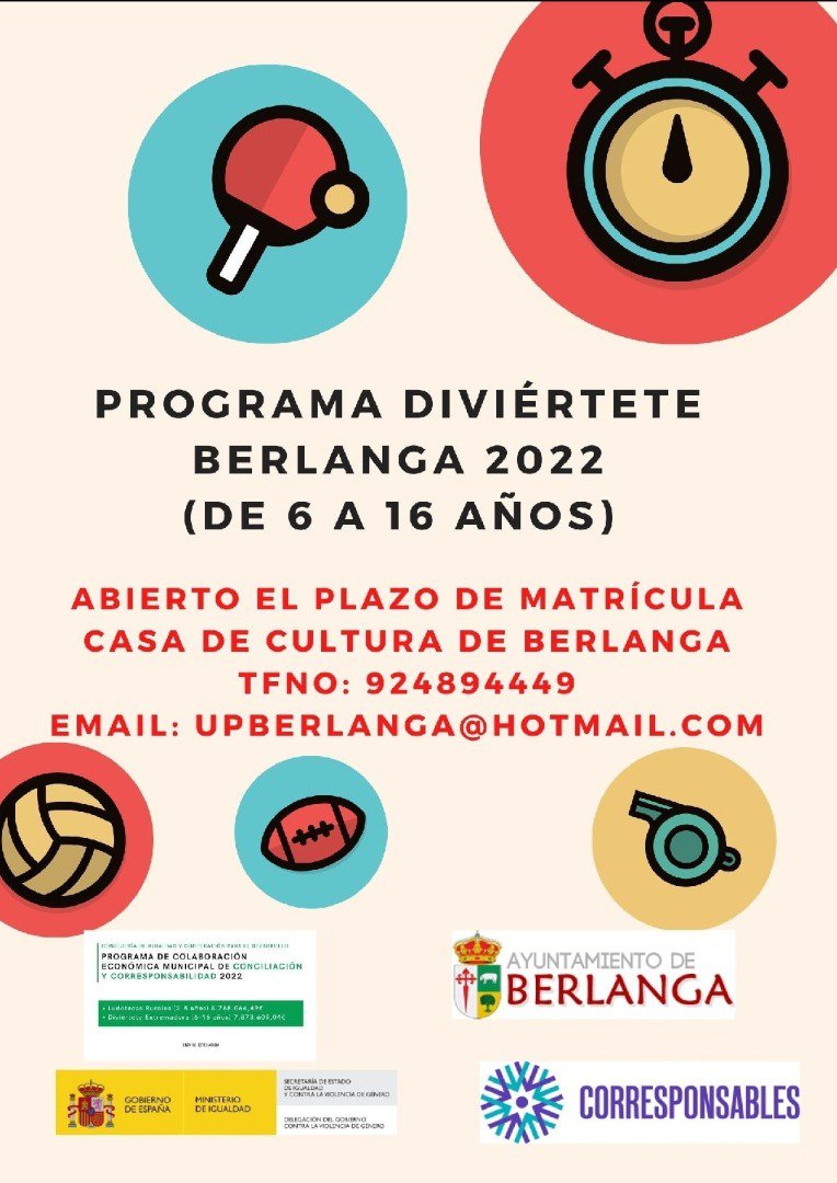 Ludoteca Rural y Diviértete en Berlanga 