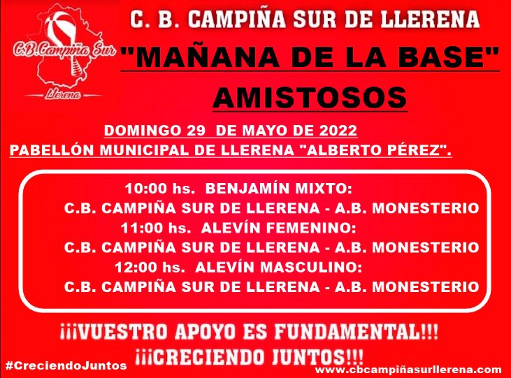 Agenda fin de semana C.B. Campiña Sur de Llerena 