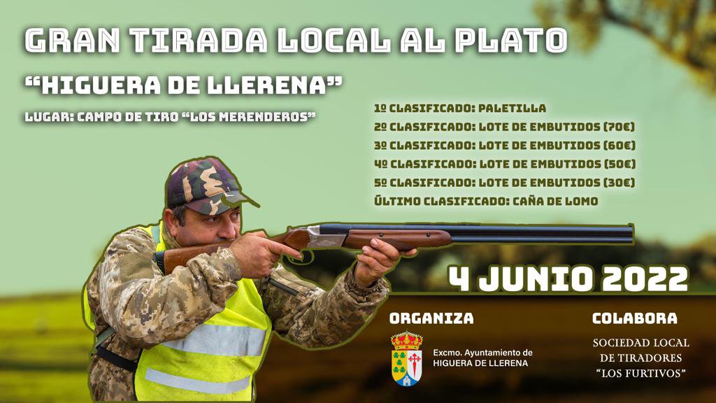 Gran Tirada Local al Plato en Higuera de Llerena 