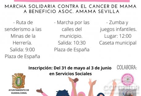 Marcha Solidaria Contra el Cáncer de Mama en Guadalcanal 