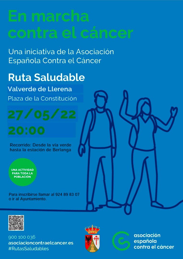 “En Marcha Contra el Cáncer” en Valverde de Llerena 