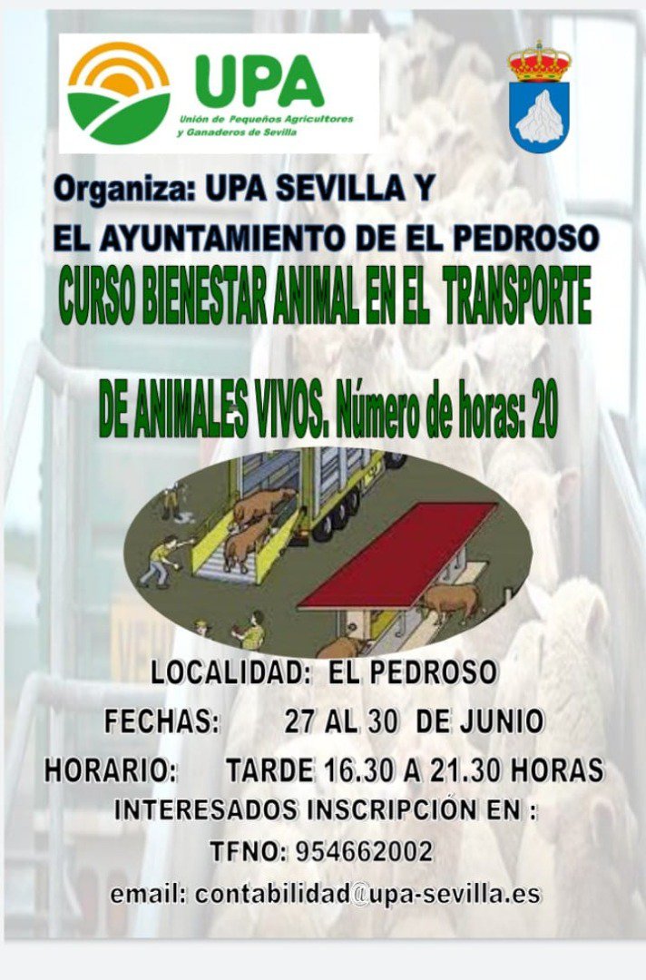 Curso Bienestar Animal en el Transporte de Animales Vivos