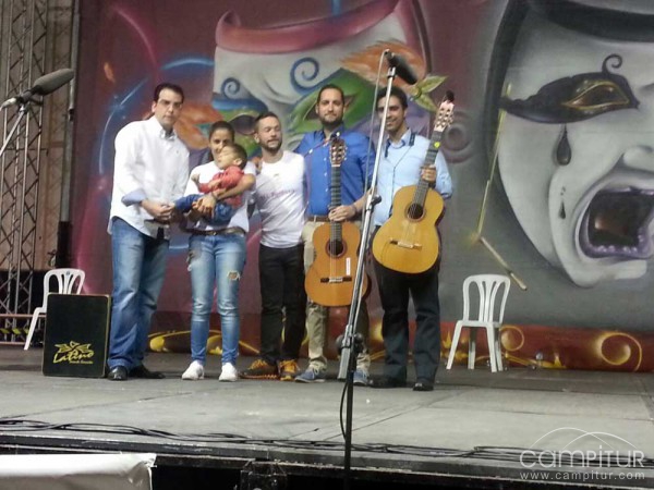Rubén Corvillo, premio a la mejor guitarra en los premio el Puntazo