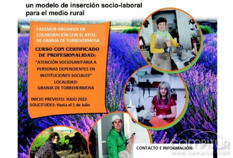 Curso Gratuito de Atención Sociosanitaria a Personas Dependientes en Instituciones Sociales 