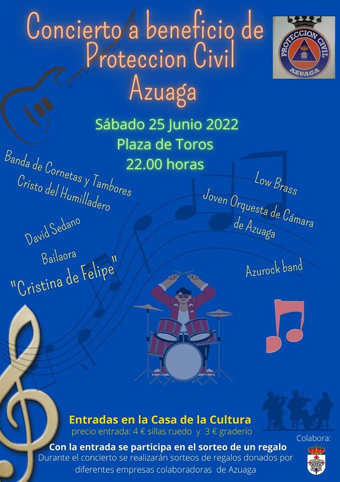 Concierto a beneficio de Protección Civil Azuaga 