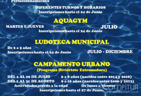 Actividades de Verano en Granja de Torrehermosa 