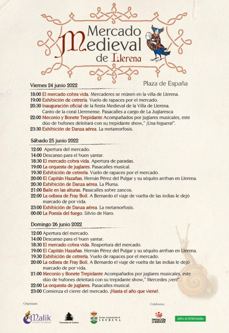 El Mercado Medieval regresa a Llerena 
