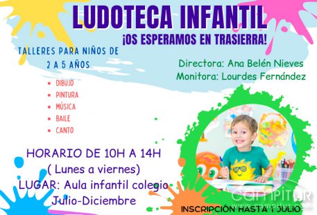 Ludoteca Infantil en Trasierra 