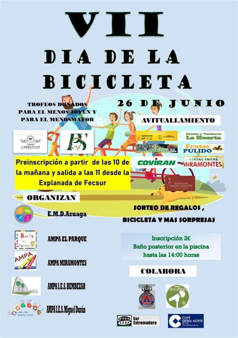 VII Día de la Bicicleta en Azuaga 