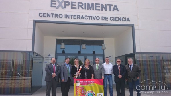 La “antorcha humana” contra la Polio visita Llerena