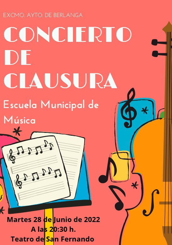 Concierto de Clausura de la Escuela Municipal de Música de Berlanga 