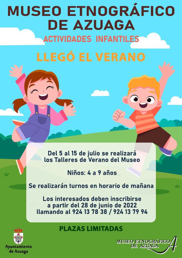 Actividades infantiles en el Museo Etnográfico de Azuaga 