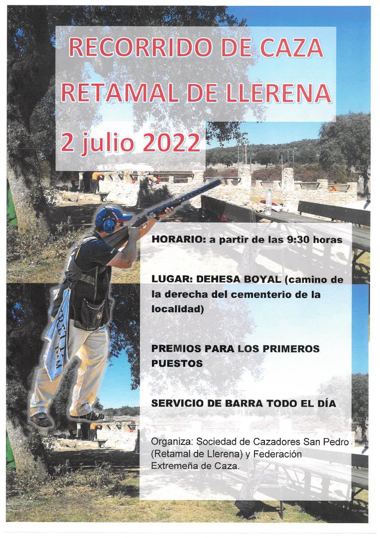 Caza en Retamal de Llerena 
