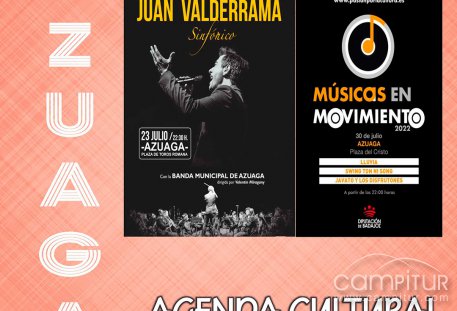 Agenda Cultural mes de julio en Azuaga 