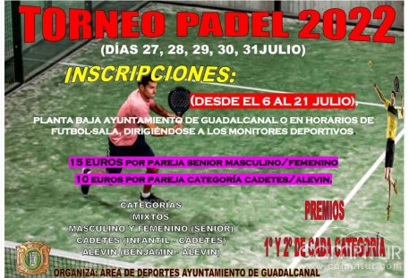 Torneo Pádel 2022 en Guadalcanal 