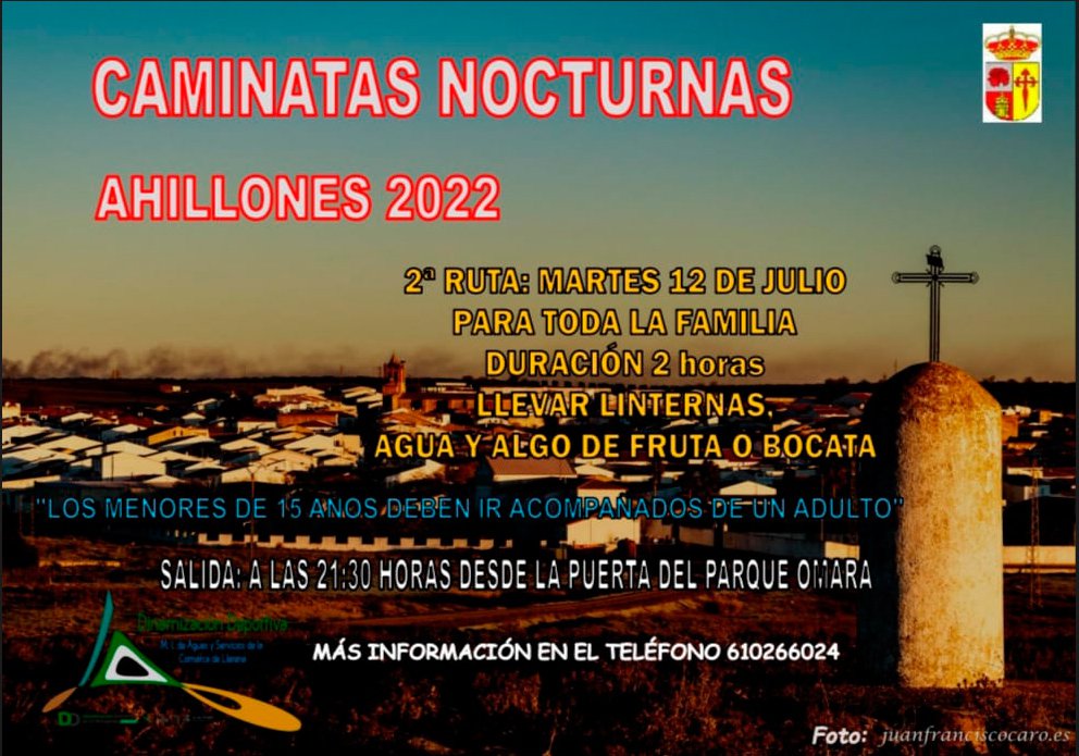 Caminatas Nocturnas Ahillones 2022 