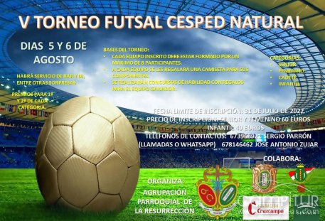 V Torneo Futsal Césped Natural en Guadalcanal 