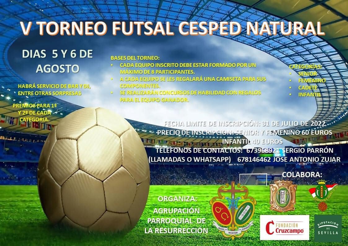 V Torneo Futsal Césped Natural en Guadalcanal 