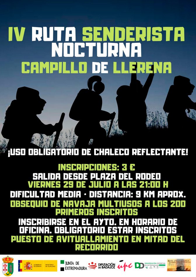 IV Ruta Senderista Nocturna Campillo de Llerena 