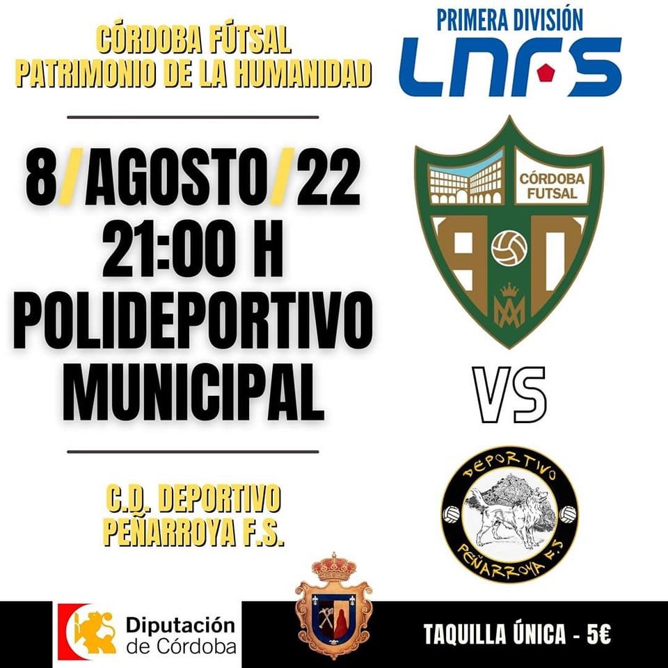 Fútbol Sala de primera división en Peñarroya-Pueblonuevo 