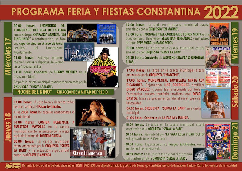Feria y Fiestas de Constantina 2022 