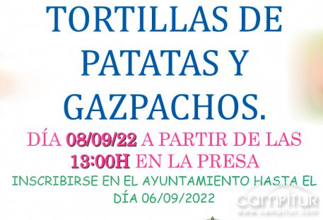 2º Concurso de Tortillas de Patatas y Gazpachos en Valencia de las Torres 