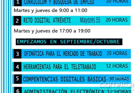 Talleres gratuitos NCC de Usagres 