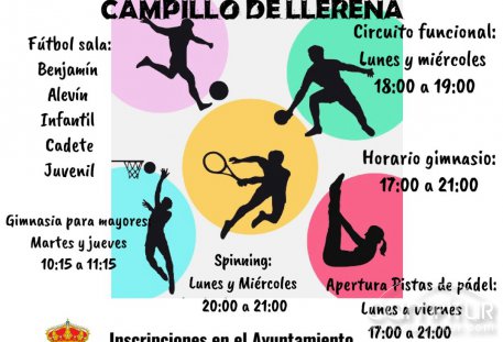 Actividades Deportivas Otoño/Invierno 2022/23 en Campillo de Llerena 