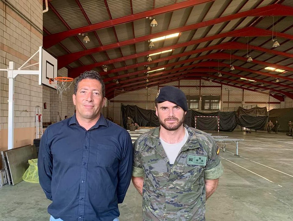 La Brigada XI Extremadura acampa en Berlanga 