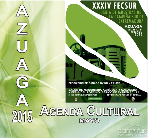 Agenda Cultural para el mes de mayo en Azuaga