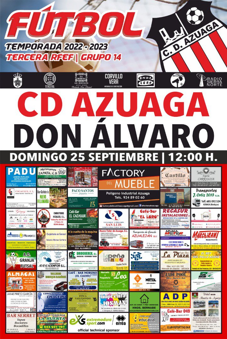 Fin de semana de fútbol en Azuaga 
