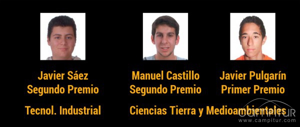Tres alumnos del IES Bémbezar de Azuaga, premiados en la I Olimpiada Regional Agroalimentaria y Agroambiental