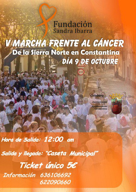 V Marcha frente al Cáncer de la Sierra Norte en Constantina 
