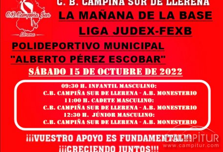 C.B. Campiña Sur de Llerena comienza la competición Judex-Fexb 