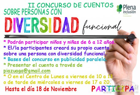 II Concurso de Cuentos sobre Personas con Diversidad Funcional 