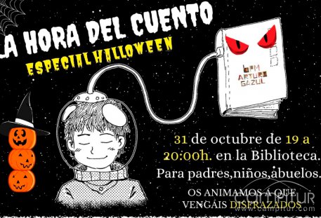 Cuentacuentos Halloween en la Biblioteca Municipal de Llerena