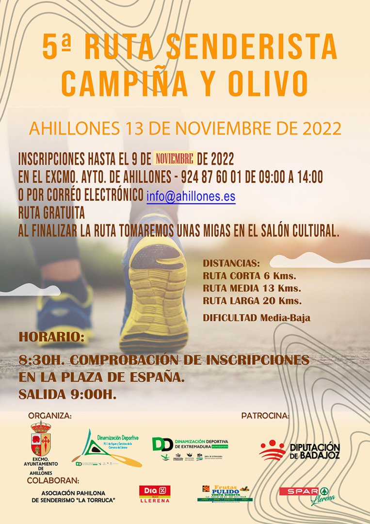 5ª Ruta Senderista Campiña y Olivo 